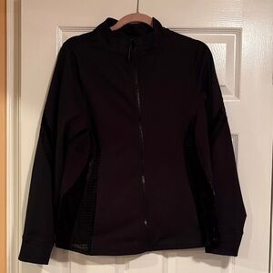 Good American Black Bomber Jacket